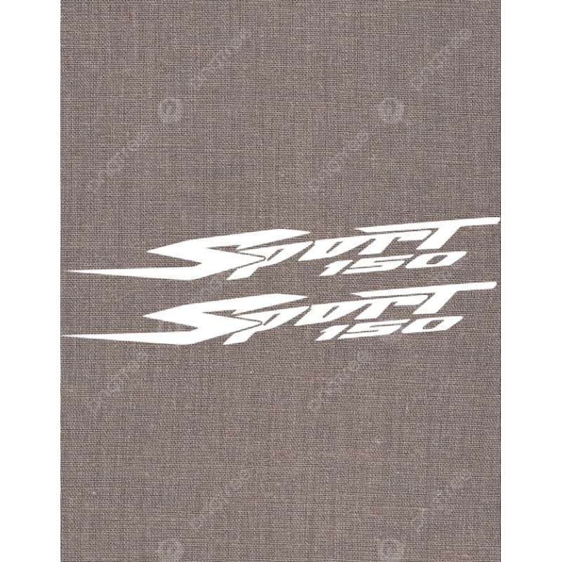 2 chiếc tem Sport 150 tem định hình không viền dán xe máy