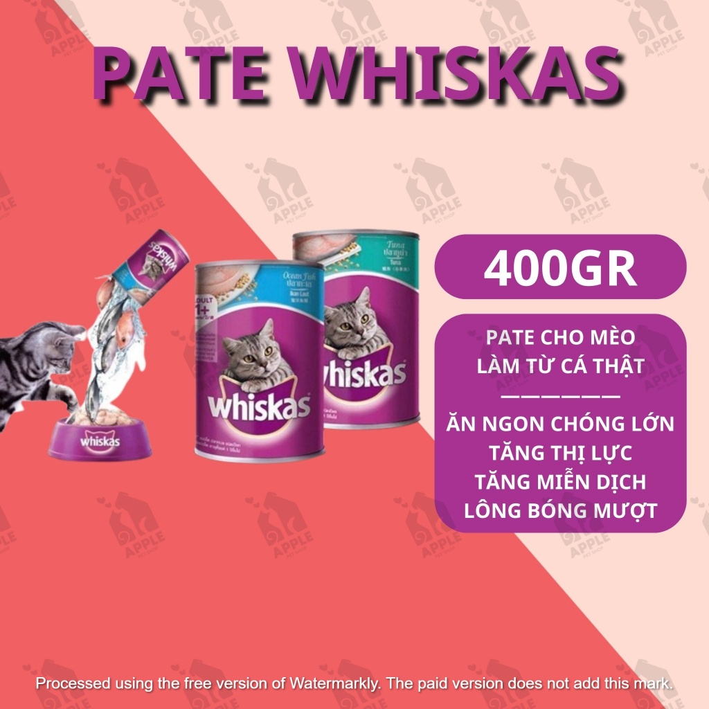 Pate cao cấp cho mèo Whiskas