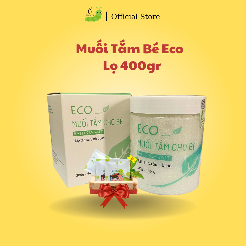 Muối Tắm Bé Eo 400g - Muối Tắm Hàng Ngày Cho Trẻ Sơ Sinh, Phòng Ngừa Và Cải Thiện Các Bệnh Về Da -  Sâu Ó Official Store