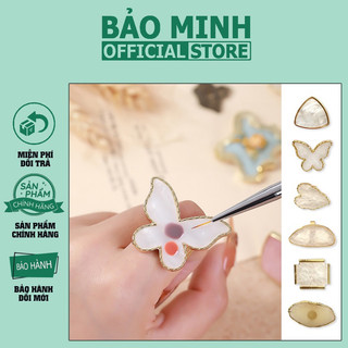 Nhẫn đeo dùng pha màu nail - Khay pha màu sơn móng nhiều kiểu dáng tùy chọn giá rẻ