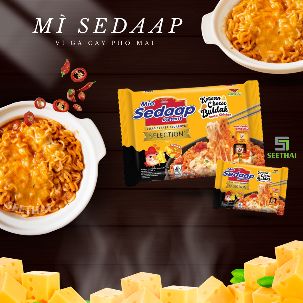 Mì Trộn Ăn Liền Sedaap Indonesia