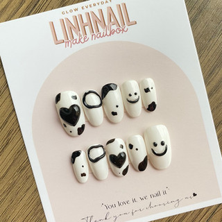 L028 Nailbox thiết kế hình mặt cười