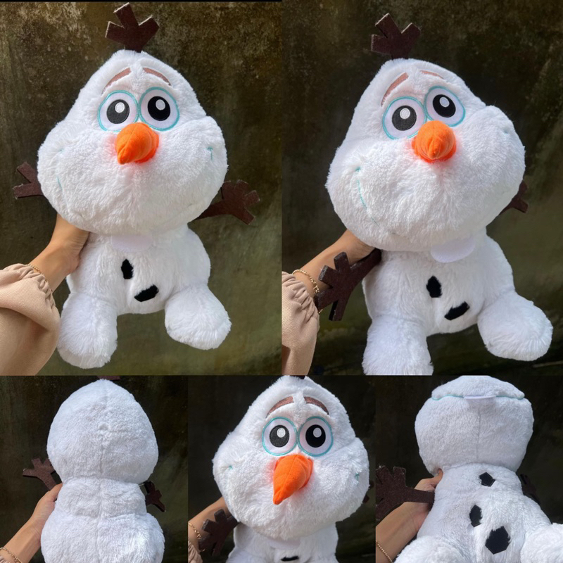 SẴN Gấu Bông Người Tuyết Olaf Frozen 2hand Chính Hãng Sega Disney Size To Lông Mịn Tan elsa anna hoàng băng giá thú nhồi