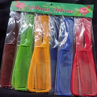 Combo 3 cây  lược chải tóc màu tối có cán