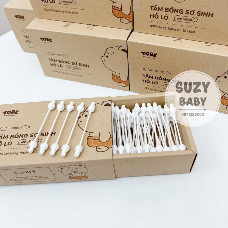 Tăm bông sơ sinh Tobé