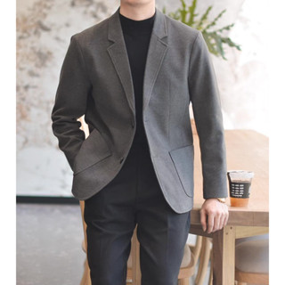  Áo Blazer nam chất liệu dạ thời trang phong cách Hàn Quốc K668 