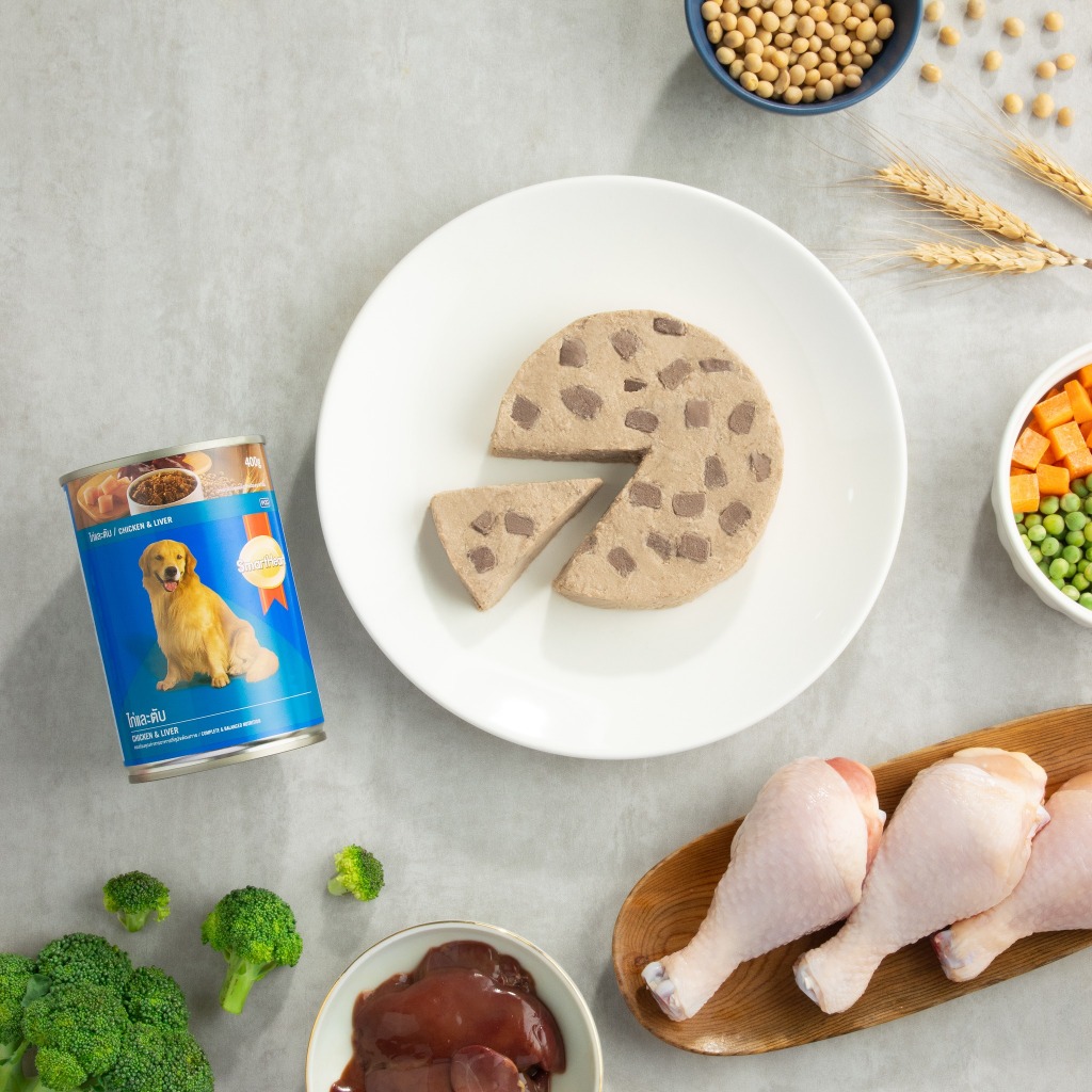Pate cao cấp cho chó SmartHeart - Đủ mùi vị