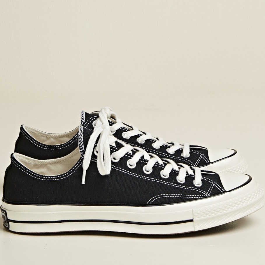 Giày Converse chính hãng bản 1970s, cổ thấp màu đen cho nam nữ Farins Store