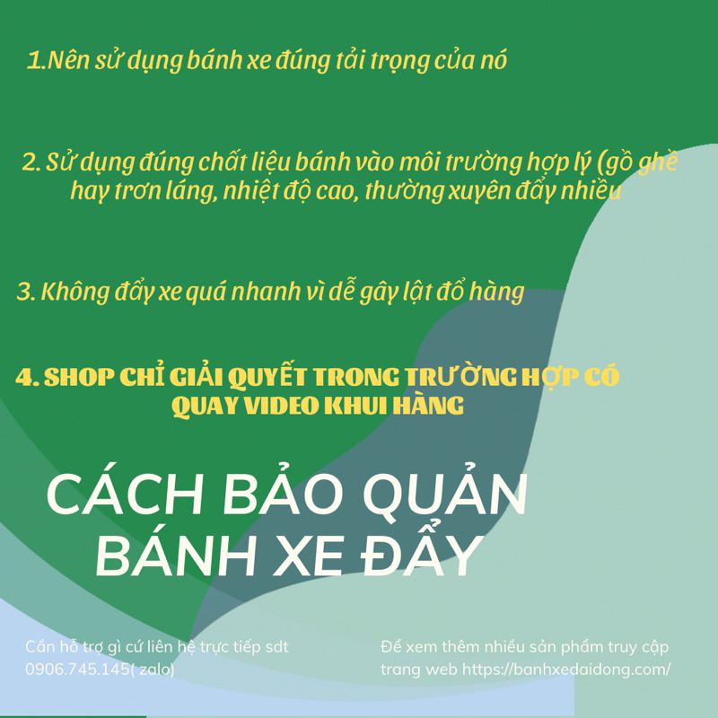 BÁNH XE ĐẨY 130X40 PU