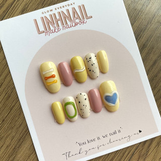 L024 Nailbox thiết kế sắc màu vẽ gel nổi Hàn Quốc