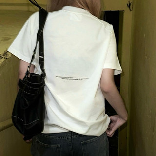 Tee raglan with text