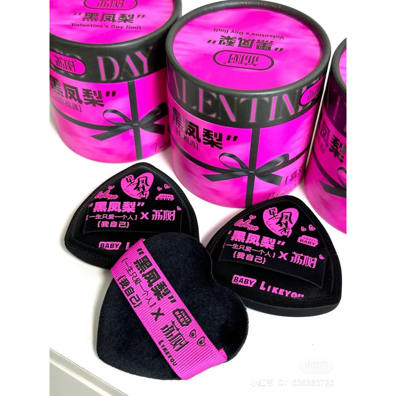 Hộp 3 Bông Phấn, Bông Mút Đánh Nền Trang Điểm Kèm Hộp Đựng LISHU Hot Douyin