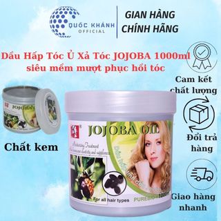 Dầu Hấp Tóc Ủ Xả Tóc JOJOBA 1000ml siêu mềm mượt phục hồi tóc giữ mùi hương lâu cực thơm
