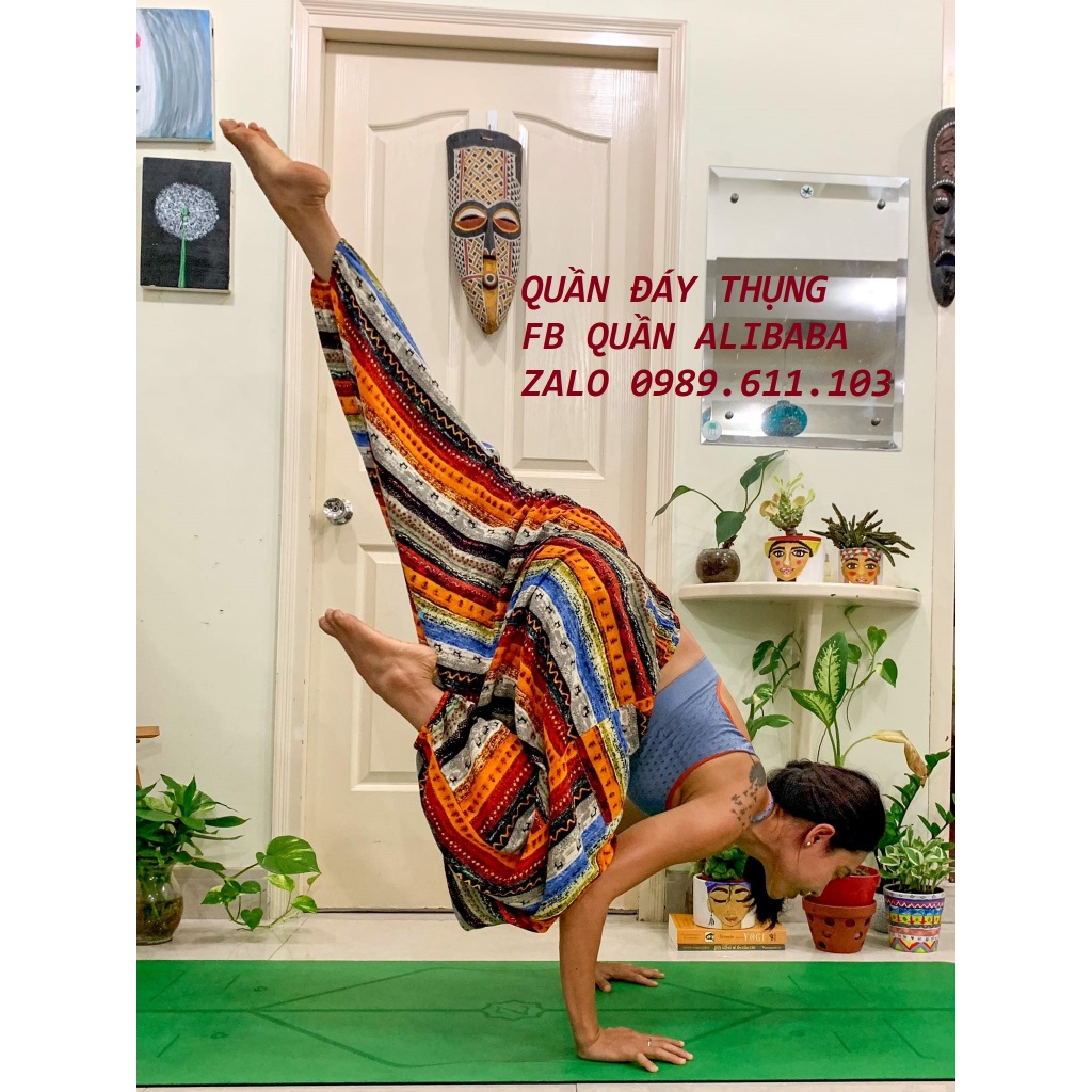 🧡💛💙💚💜 Thai drop crotch / jumpsuit Yoga Zumba Belly dance Harem Alibaba Pants