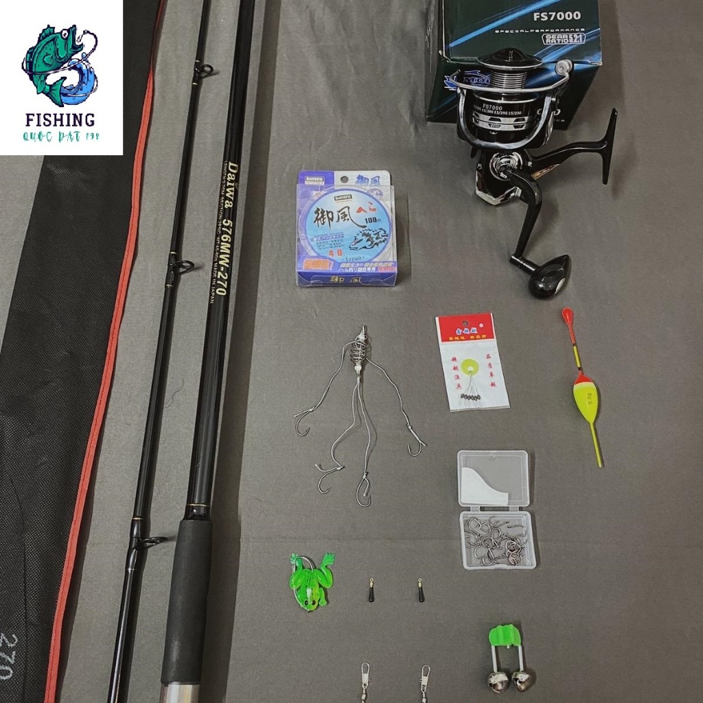 Cần Câu 2 khúc DAIWA 576 MW Huyền Thoại Tải cá 7-10kg