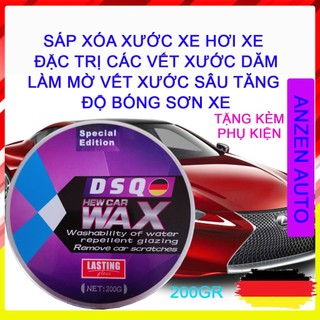   XÓA TỐT  Kem Xoá Vết Xước Ô tô - Xoá Xước Xe Máy - Bút Xóa Vết Trầy Xước Xe,Tăng Độ Bóng Sơn Xe Chống Nước WAX DSQ 