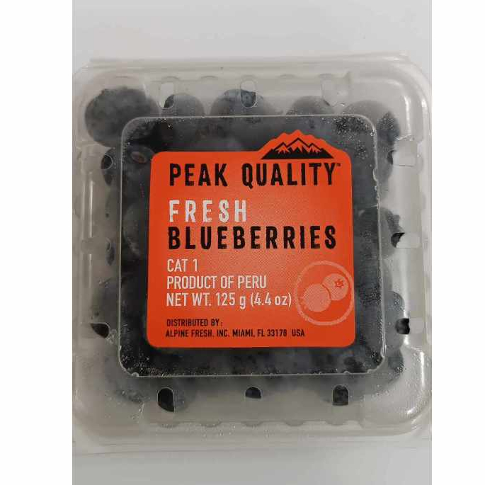 Việt quất tươi PERU hộp 125g