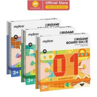 Đồ chơi thủ công gấp giấy thông minh 3 cấp độ - Mideer Origami Board Game