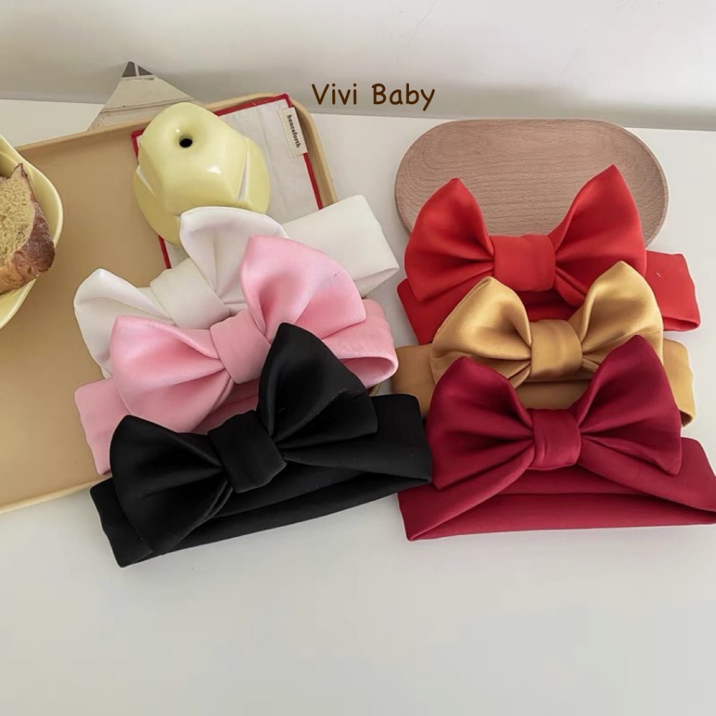 Băng đô nơ dựng phong cách Hàn Quốc xinh xắn đáng yêu cho bé Vivi Baby