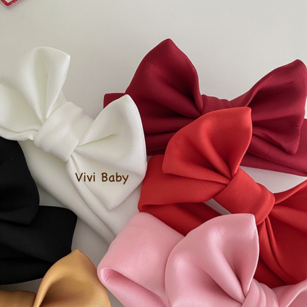 Băng đô nơ dựng phong cách Hàn Quốc xinh xắn đáng yêu cho bé Vivi Baby