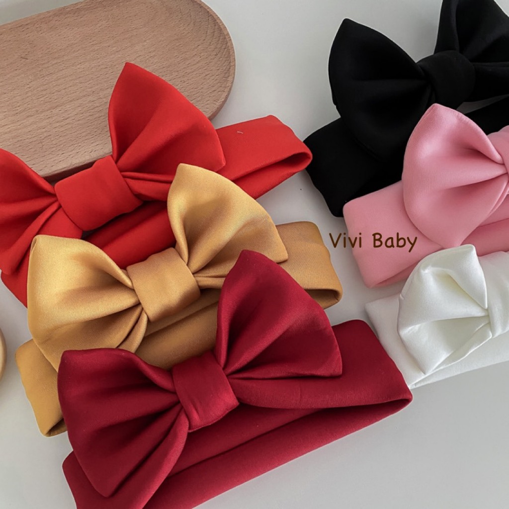 Băng đô nơ dựng phong cách Hàn Quốc xinh xắn đáng yêu cho bé Vivi Baby