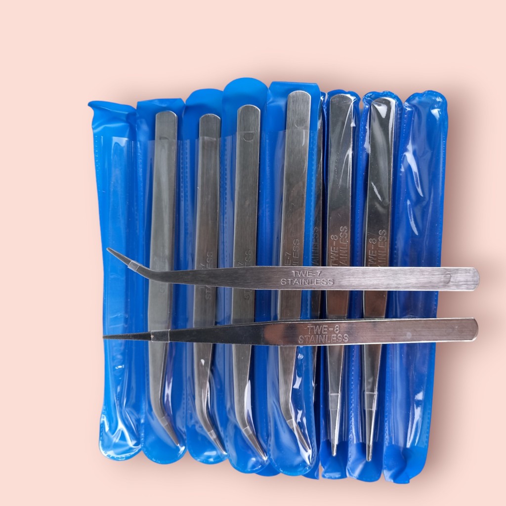 Nhíp gắp chỉ cong TWE-7, thẳng TWE-8, nhíp vệ sinh máy may - phụ kiện may mặc