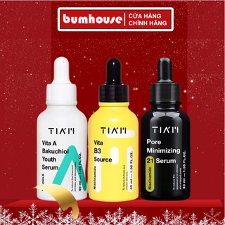 Tinh Chất Dưỡng Ẩm, Trắng Da, Kiểm Soát Dầu, Giảm Vết Nhăn & Ngăn Ngừa Lão Hóa TIAM Vita Serum 40ml
