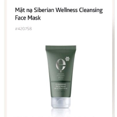 Mặt nạ Siberian wellness Mattifying Face Mask