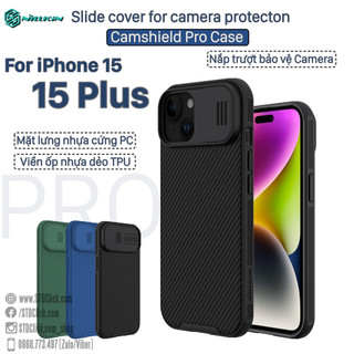 Ốp lưng iphone 15 plus - 15 nillkin camshield pro nillkin chính hãng