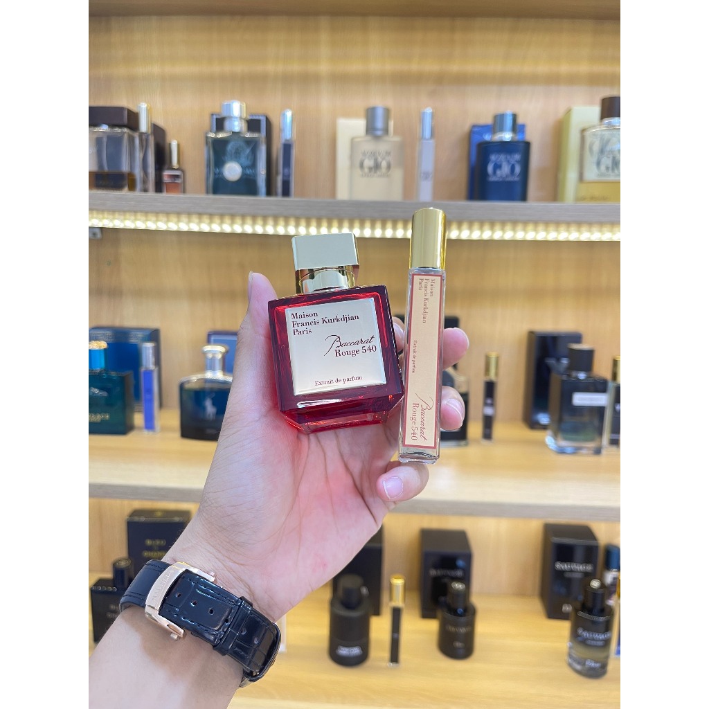 Nước hoa Baccarat Rouge 540 thơm lâu chính hãng – Nước hoa nữ chiết 10ml lưu hương lâu sang trọng - Haravan Perfume