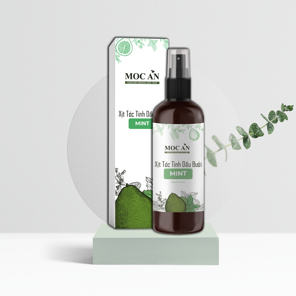 [BMI120] Xịt Bưởi Tinh Dầu Bạc Hà [120ML] Mộc Ân Haircare