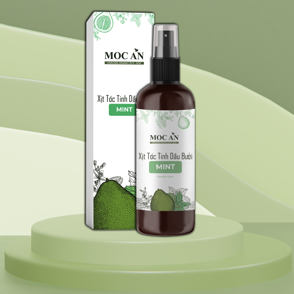 [BMI120] Xịt Bưởi Tinh Dầu Bạc Hà [120ML] Mộc Ân Haircare