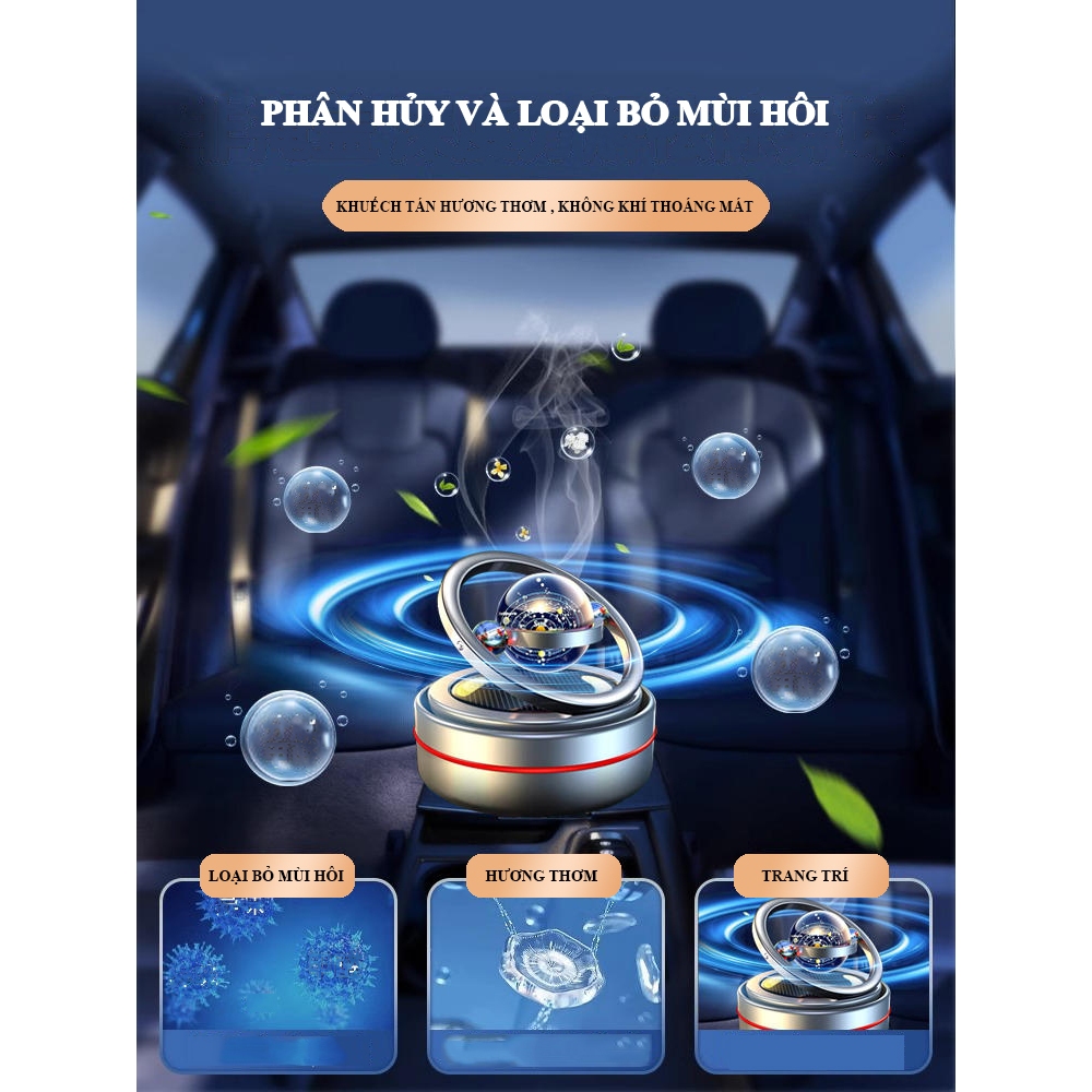 Nước hoa ô tô AHACAR ĐỊA CẦU kèm sáp thơm sáp nước hoa ô tô khử mùi ô tô phụ kiện ô tô trang trí ô tô