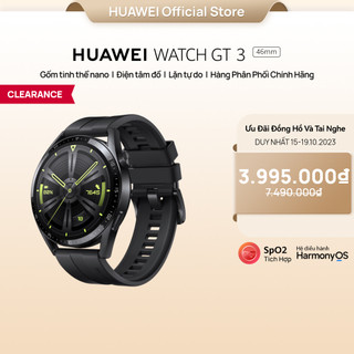 Đồng Hồ Thông Minh HUAWEI WATCH GT 3 46mm |Theo Dõi Spo2 Cả Ngày