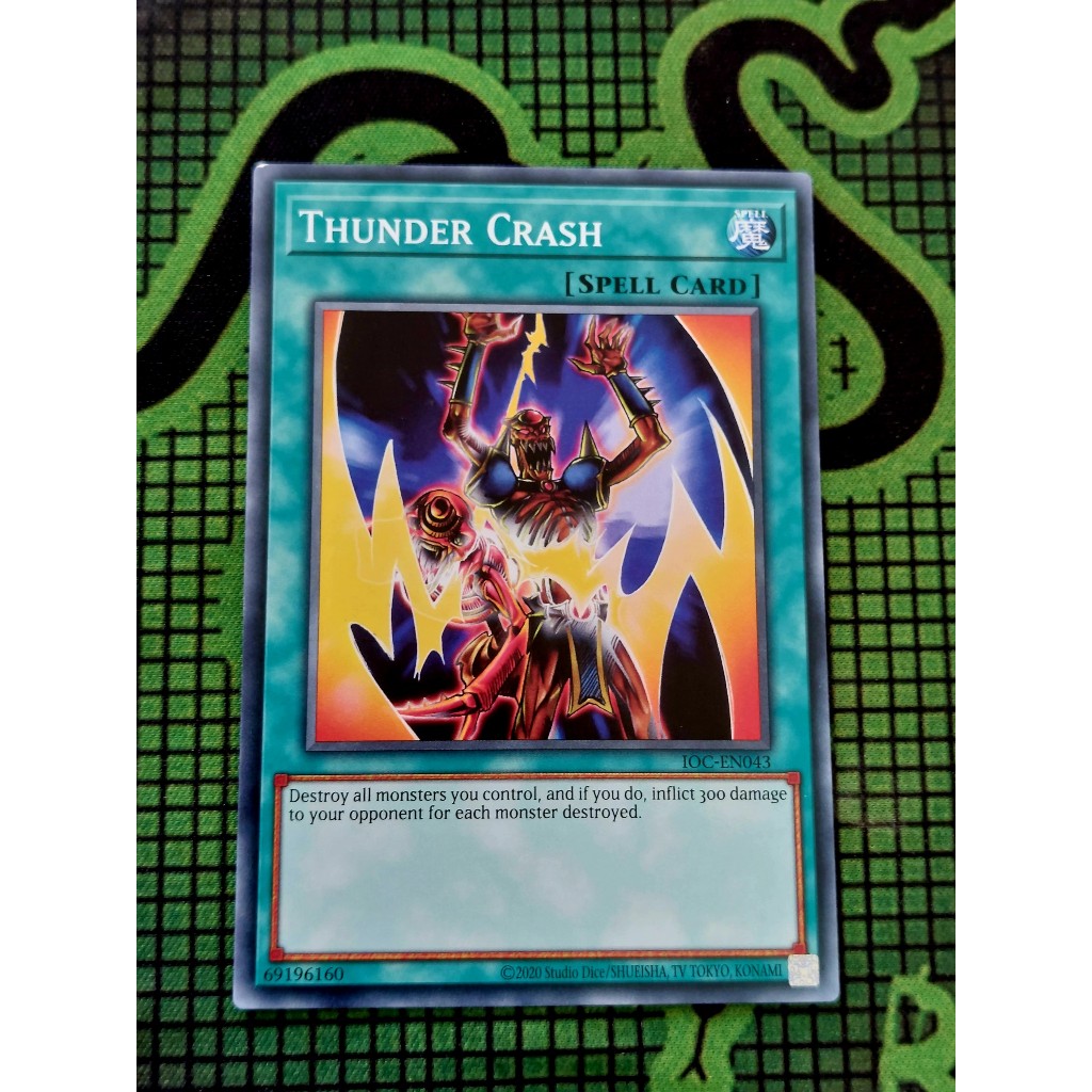 Thẻ Bài Yugioh Spell Thunder Crash - IOC-EN043 - Common