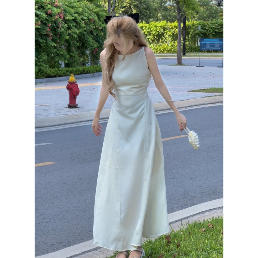 Váy Laly dress dáng dài cổ thuyền xixeoshop - V22 | BigBuy360 - bigbuy360.vn