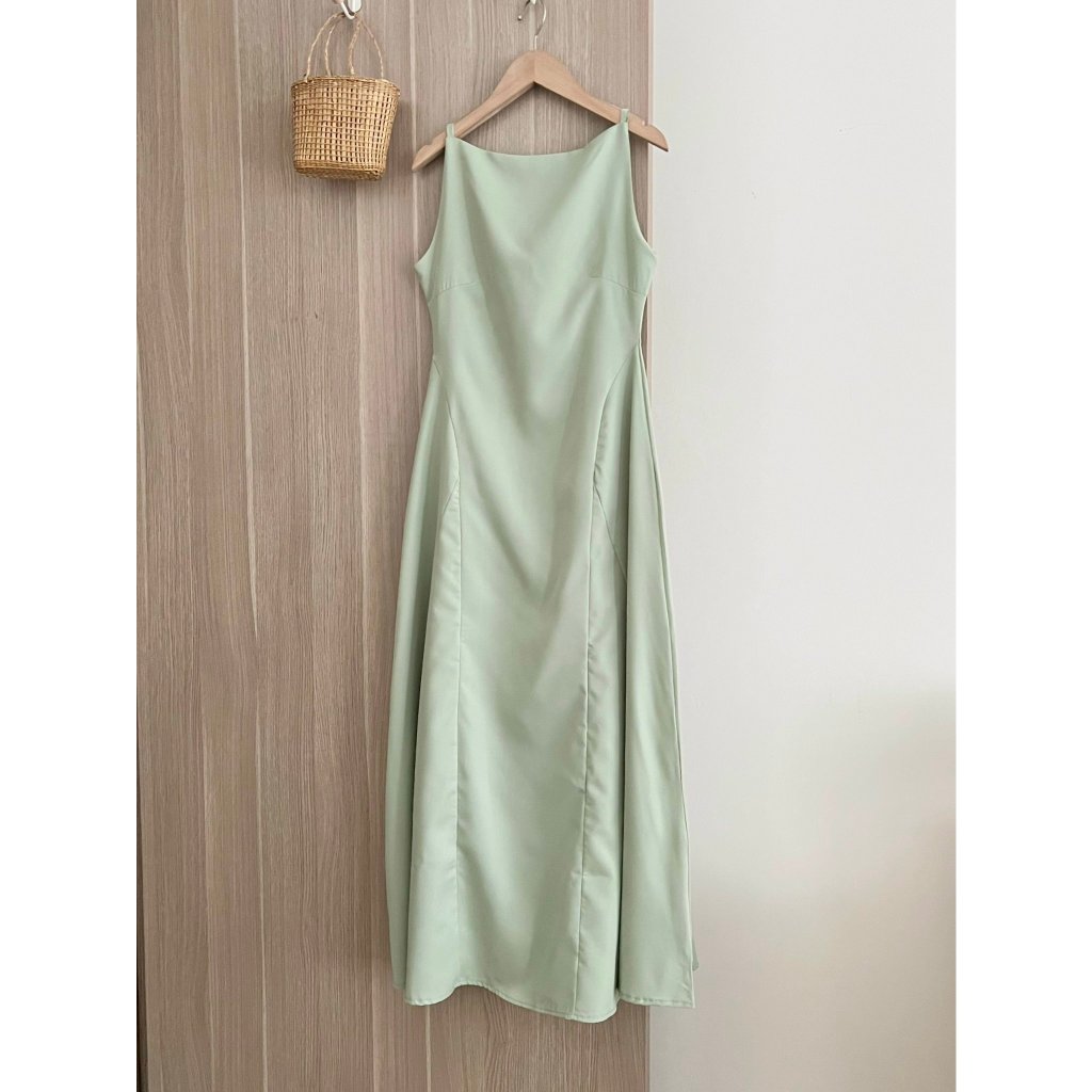 Váy Laly dress dáng dài cổ thuyền xixeoshop - V22 | BigBuy360 - bigbuy360.vn