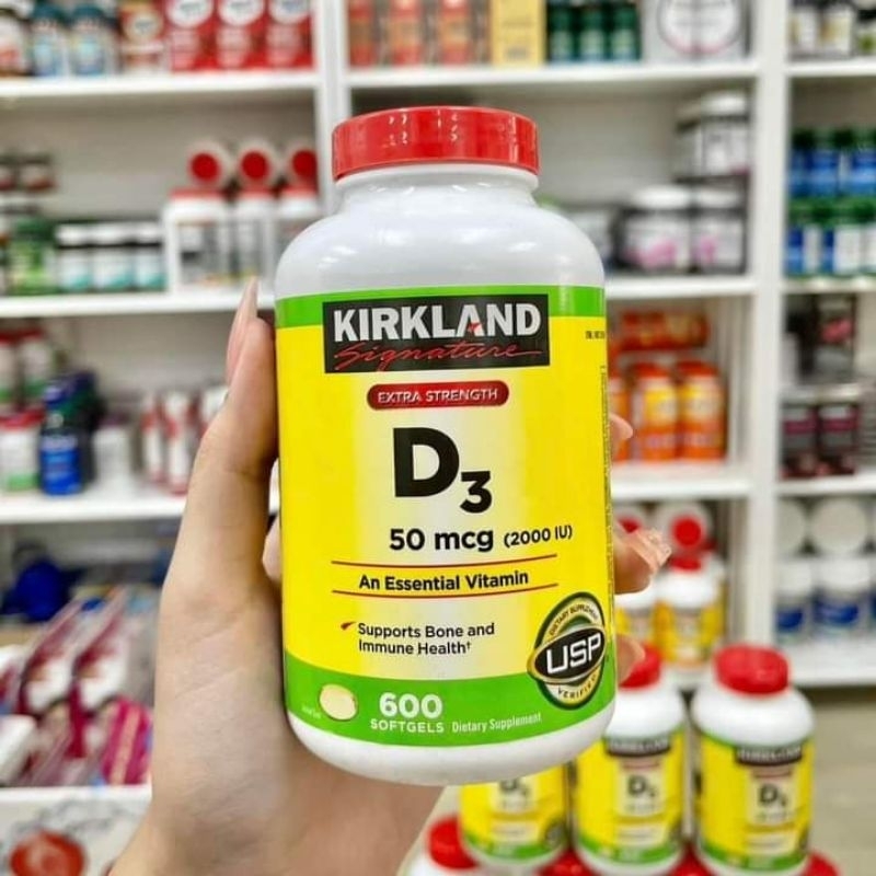 Viên uống Vitamin D3 Kirkland của Mỹ