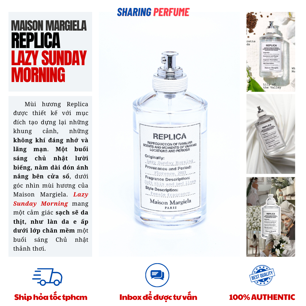 💥Sharingperfume - Nước hoa Maison margiela lazy sunday morning