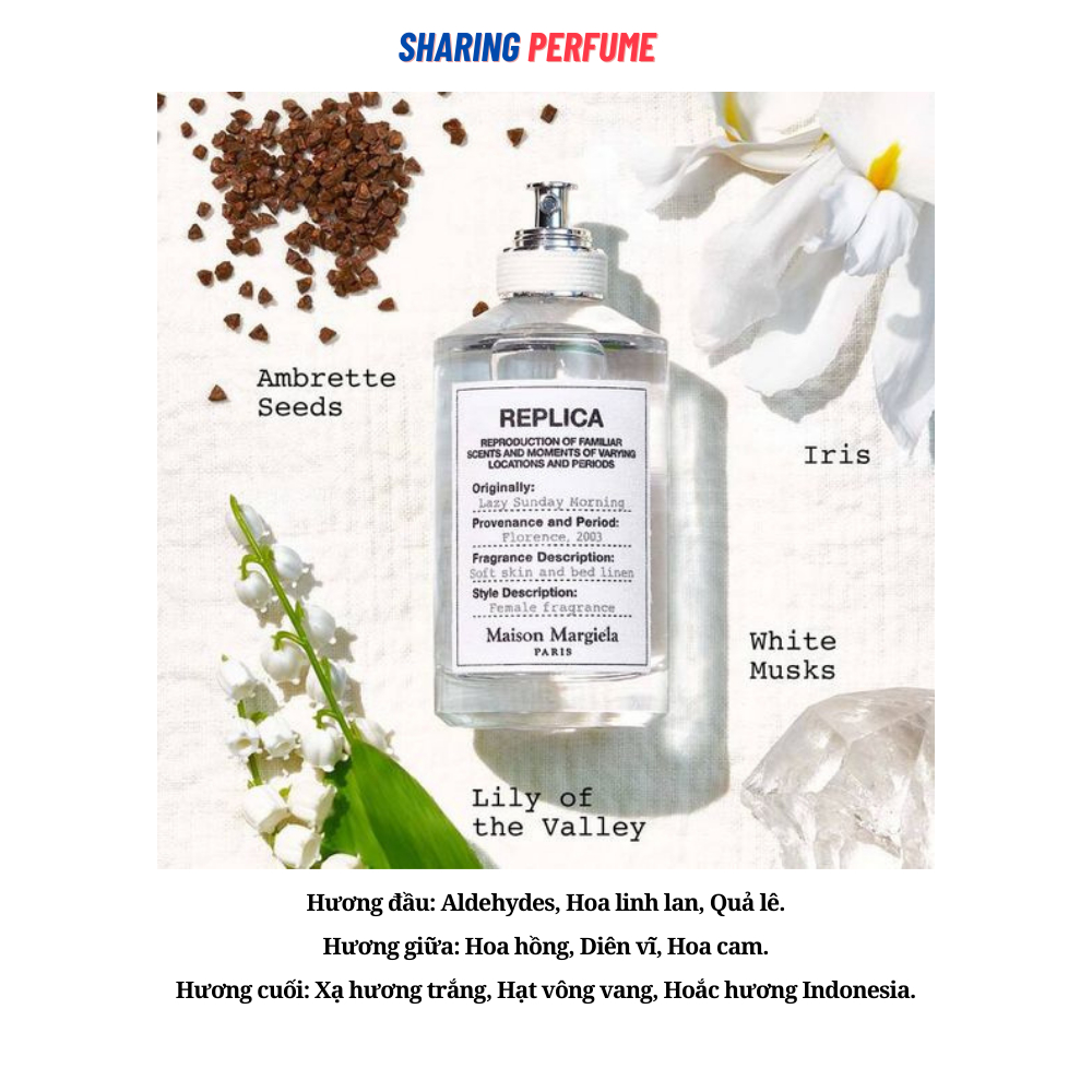💥Sharingperfume - Nước hoa Maison margiela lazy sunday morning