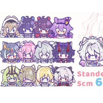 Standee mini 5cm Honkai Impact 3rd
