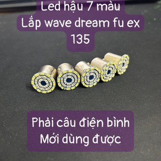 Bóng Led hậu 7 màu giá bèo gắn Dream,Wave,Sirius..7 Màu Siêu Sáng