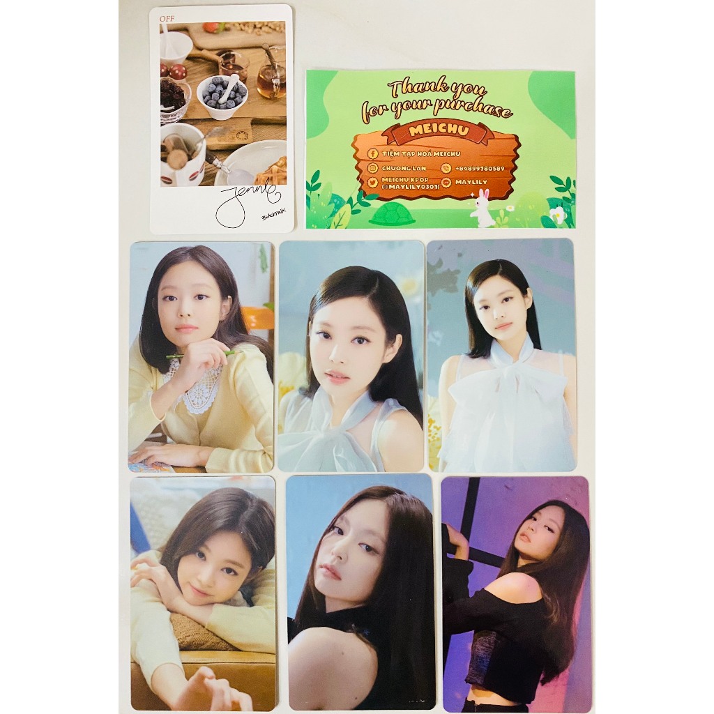 TÁCH LẺ THẺ BÀI GO GÓC BLACKPINK PHOTOCARD COLLECTION