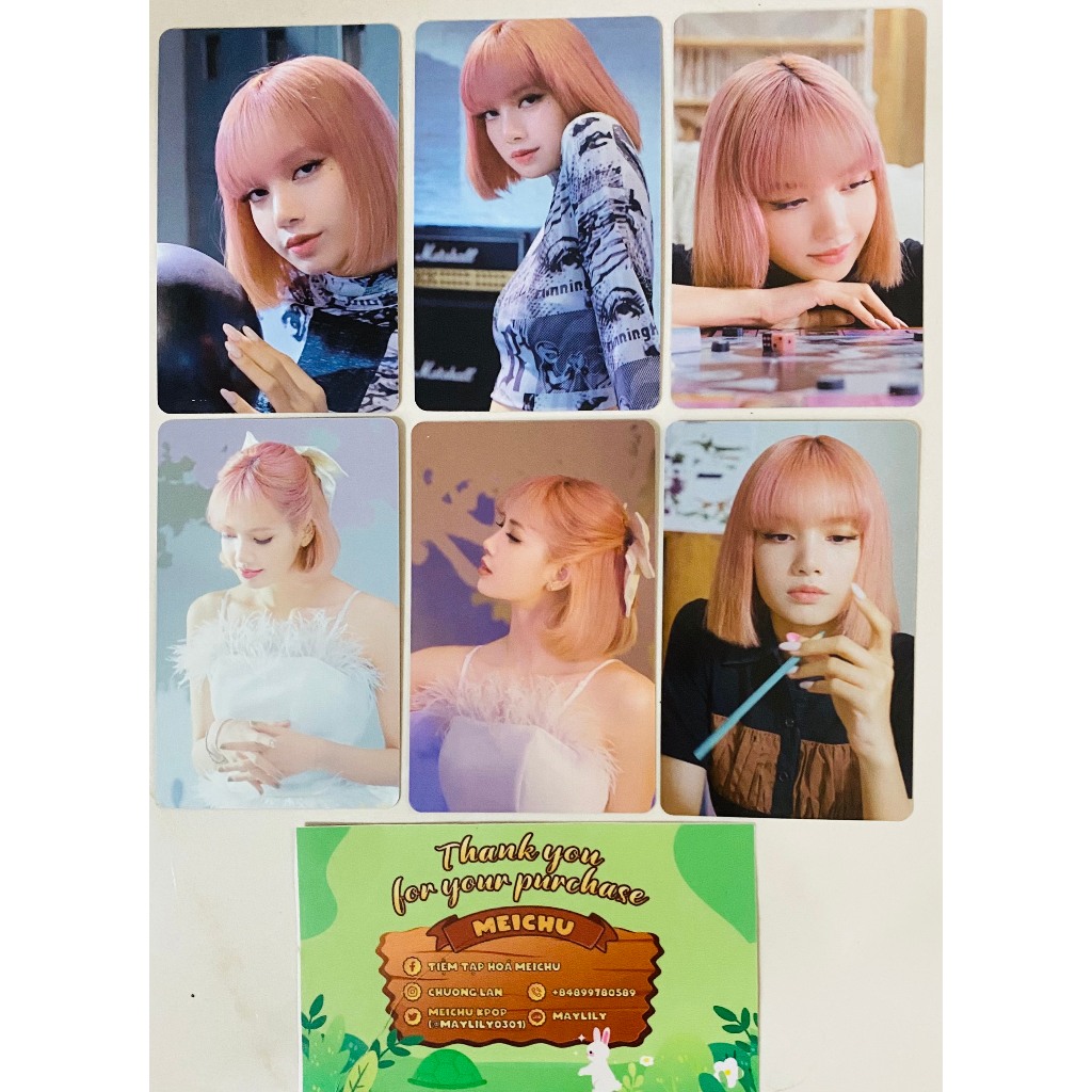 TÁCH LẺ THẺ BÀI GO GÓC BLACKPINK PHOTOCARD COLLECTION