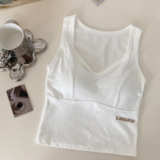 Áo Ba Lỗ Cổ Tim Có đệm QC
