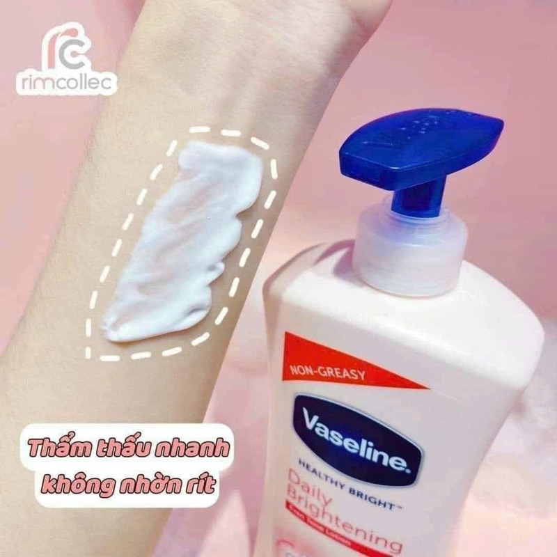 Sữa dưỡng thể Vaseline Healthy White UV Lightening Body Lotion 725ml