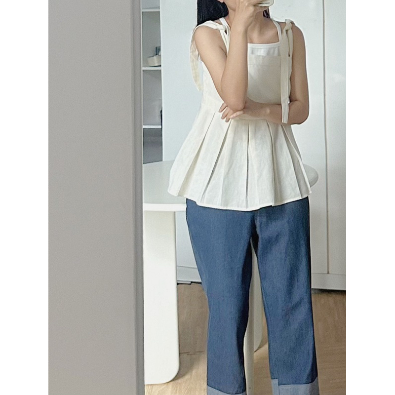 Áo kiểu linen Kopi 18made ✿ 𝐁𝐲 𝐄𝐢𝐠𝐡𝐭𝐞𝐞𝐧 𝐀𝐠𝐚𝐢𝐧