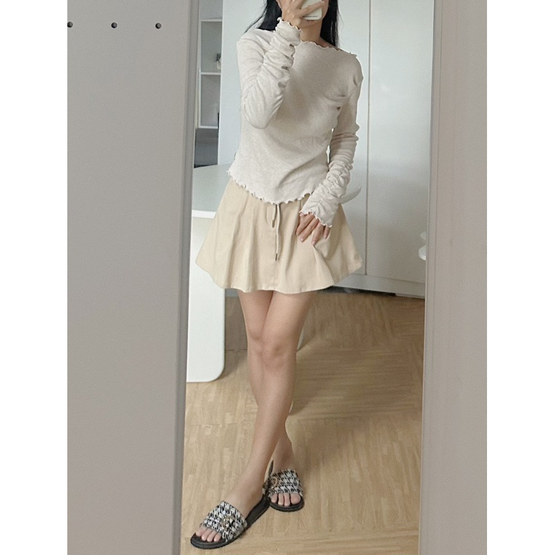 Áo trễ vai tay nhún Tracy 18made ✿ 𝐁𝐲 𝐄𝐢𝐠𝐡𝐭𝐞𝐞𝐧 𝐀𝐠𝐚𝐢𝐧