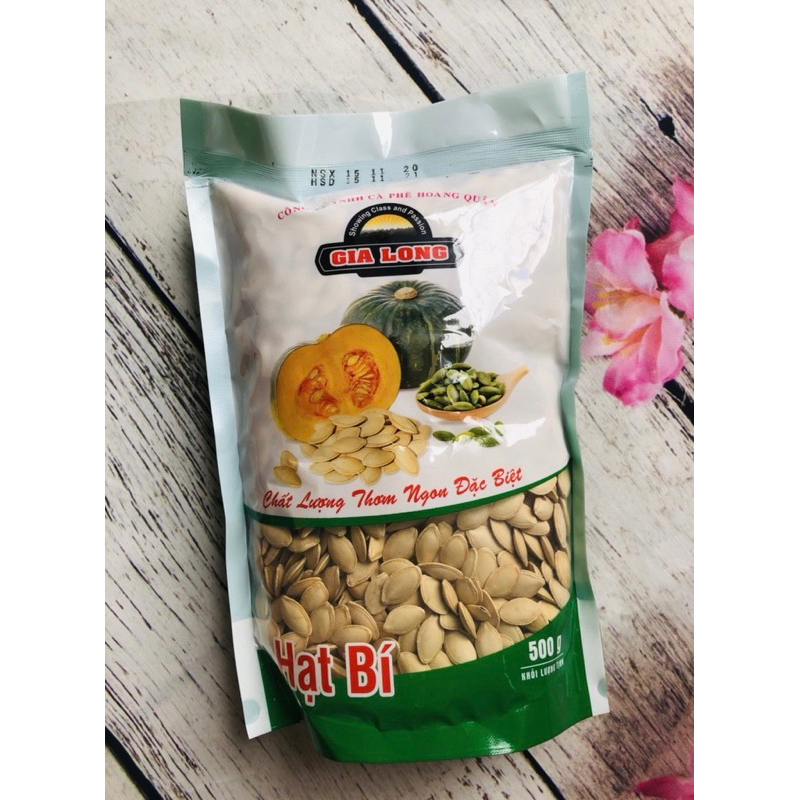 Hạt bí rang Gia Long (500gram)