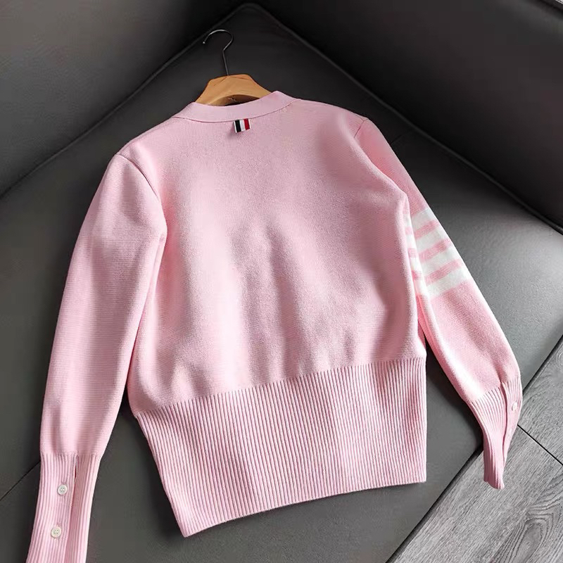 Áo cardigan Thom.B hồng QCCC